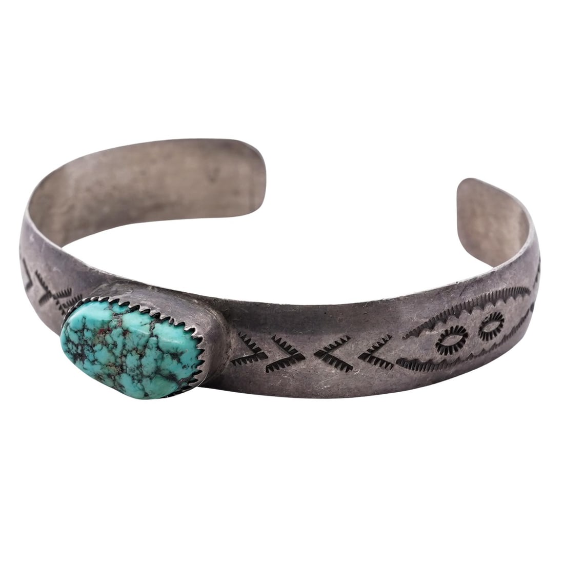 Raymond C. Yazzie Sterling Silver & Turquoise Bracelet (1 of 5)