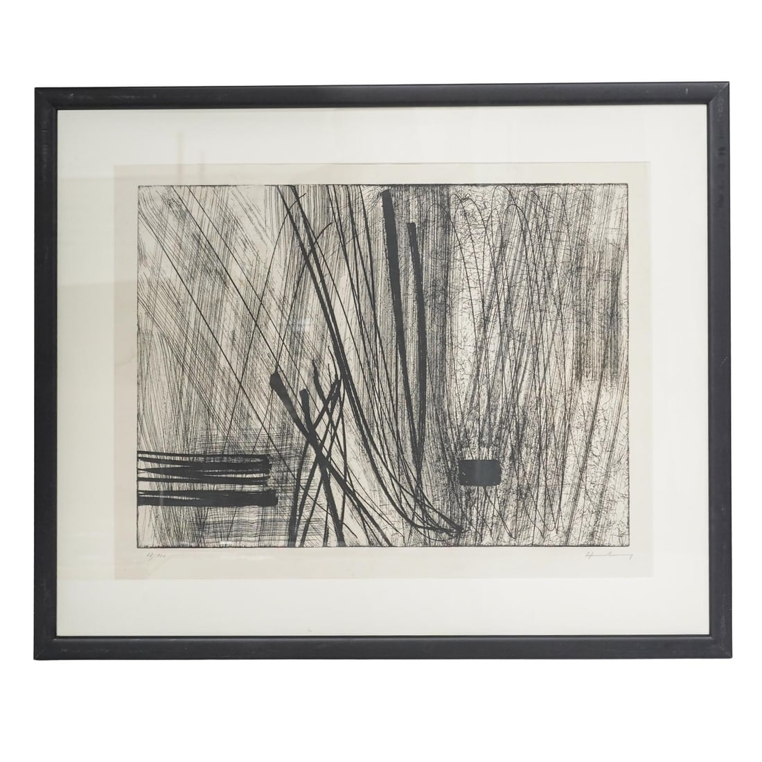 Hans Hartung (German-French 1904-1989) Abstract Etching on Arches Paper (1 of 7)