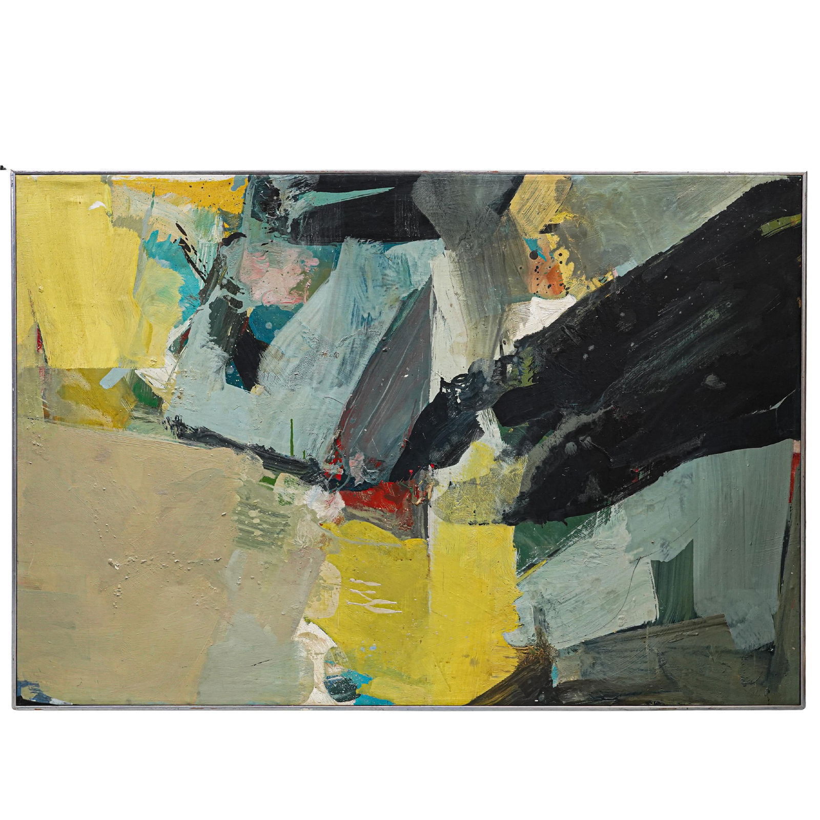 William Ernest Shumway (American 1942-2024) Abstract Oil on Canvas (1 of 5)