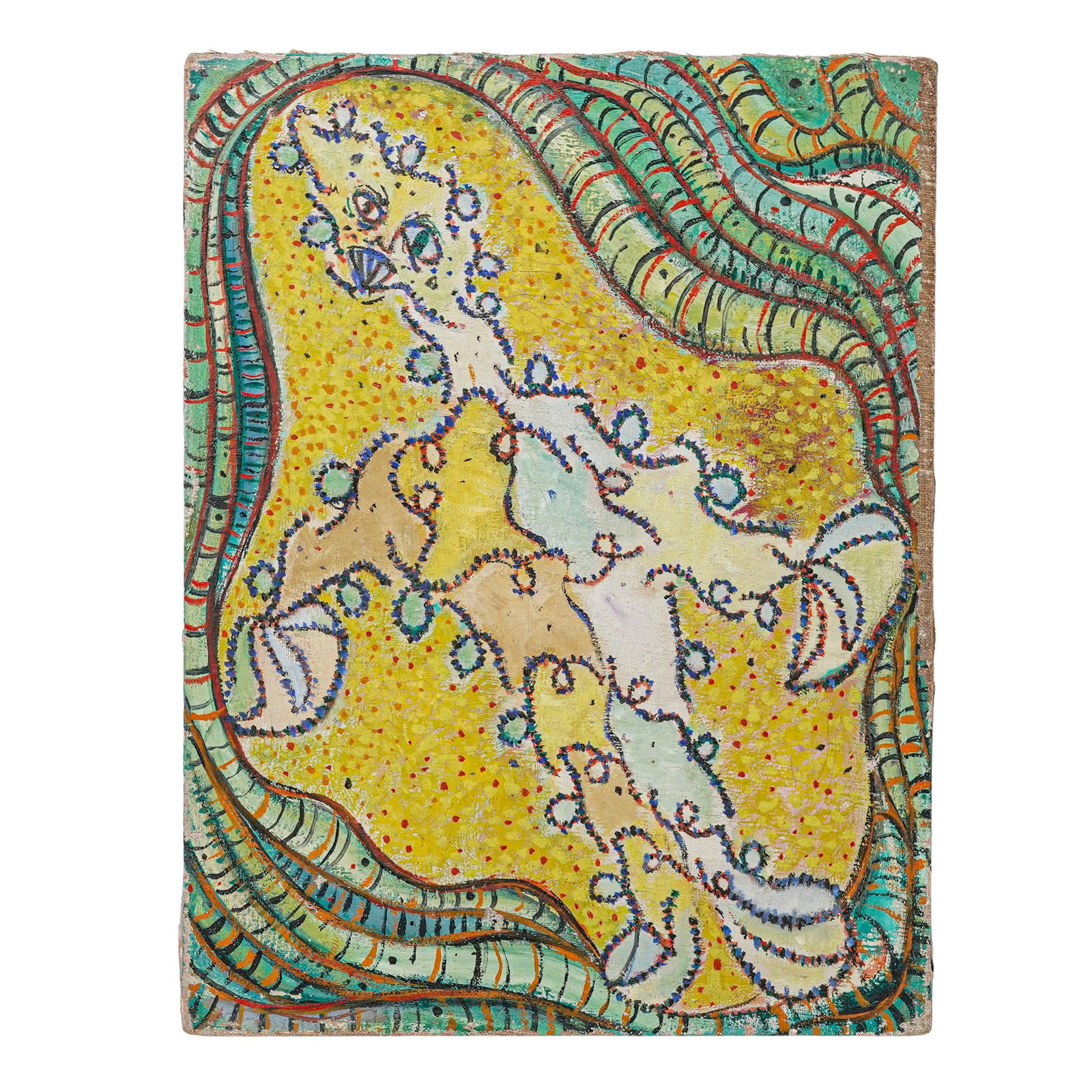 Signed "Winter" Abstract Oil on Canvas: Signed "Winter" Abstract Oil on Canvas20th centuryAn abstract oil on canvas painting. Signed along back stretcher "WINTER".H 16" x W 12.25"