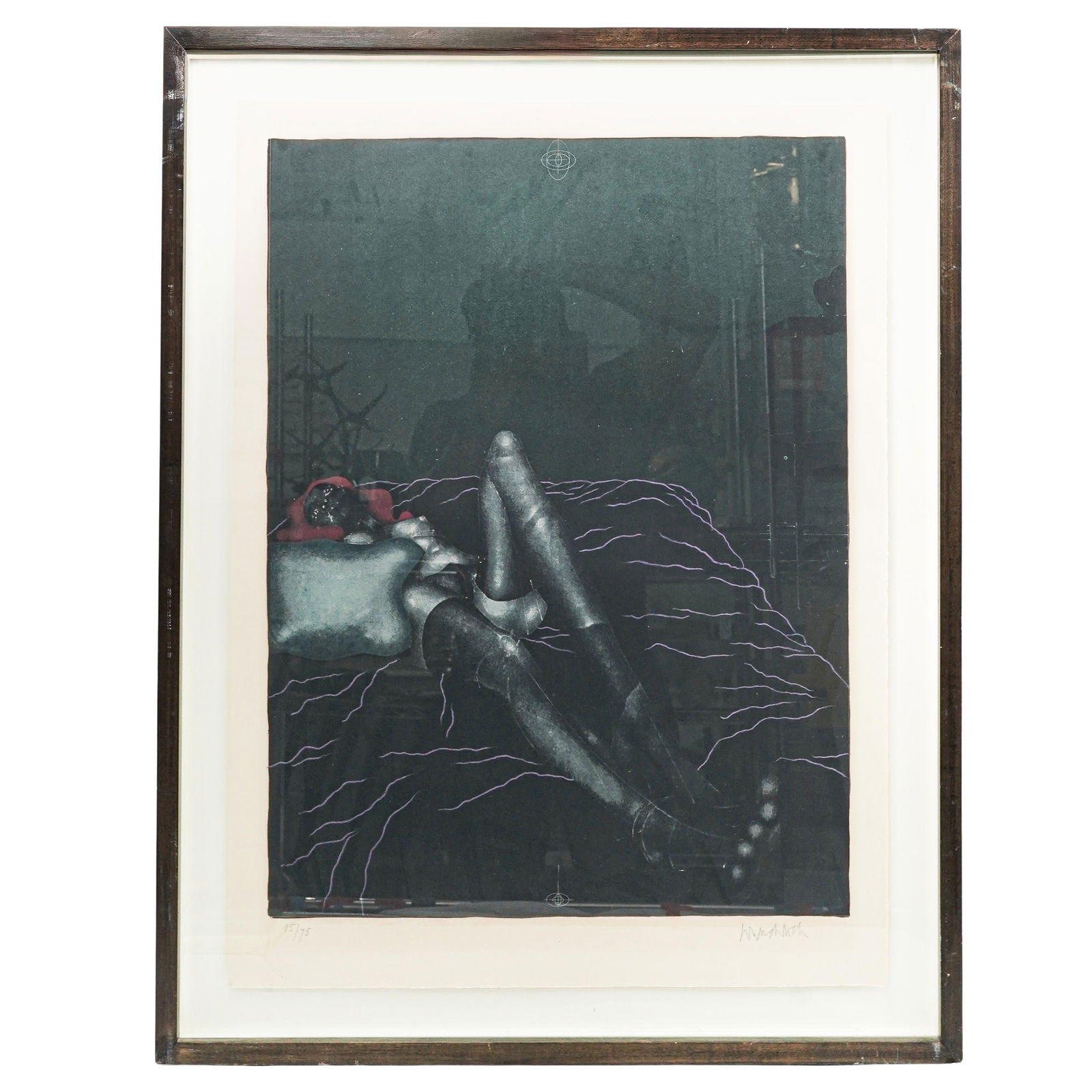 Paul Wunderlich (German 1927-2010) Lithograph: Paul Wunderlich (German 1927-2010) Lithograph20th century, GermanReclining nude, lithograph on paper, pencil signed and numbered 15/75 ,by the renowned German Surrealist artist Paul Wunderlich, a lead