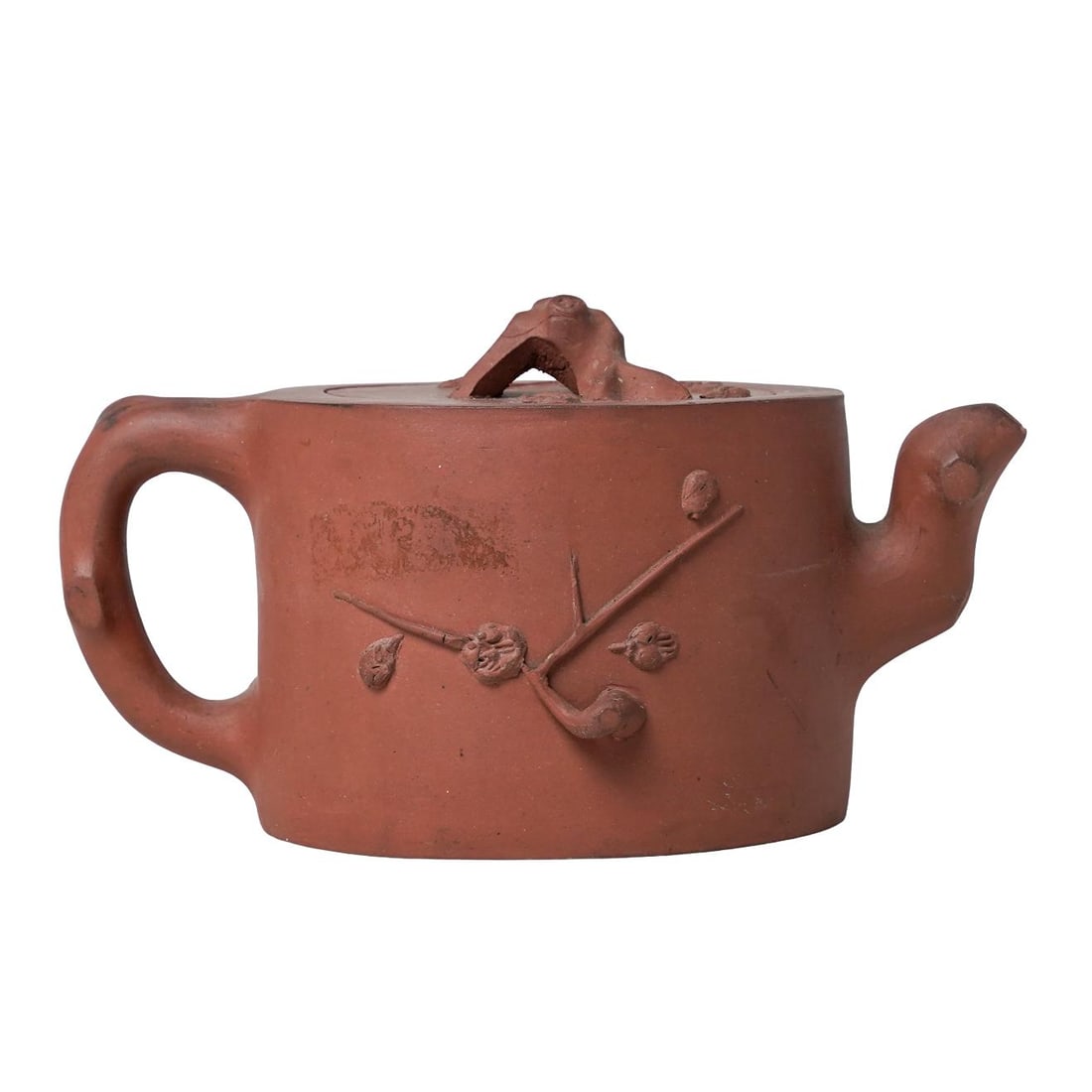 Chinese Yixing Zisha Pottery Plum Blossom Teapot (1 of 6)