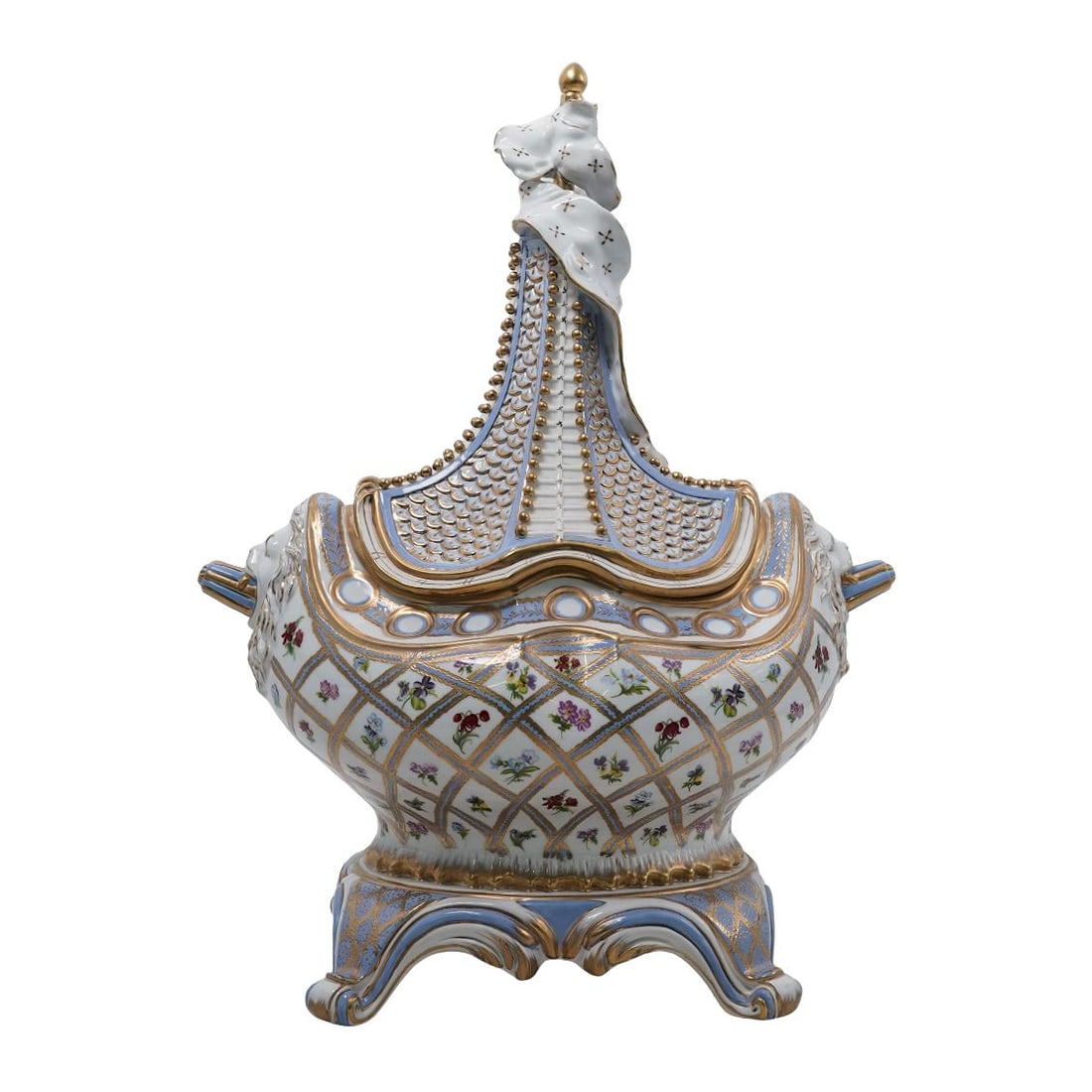 Meissen Style Floral Lidded Tureen (1 of 10)