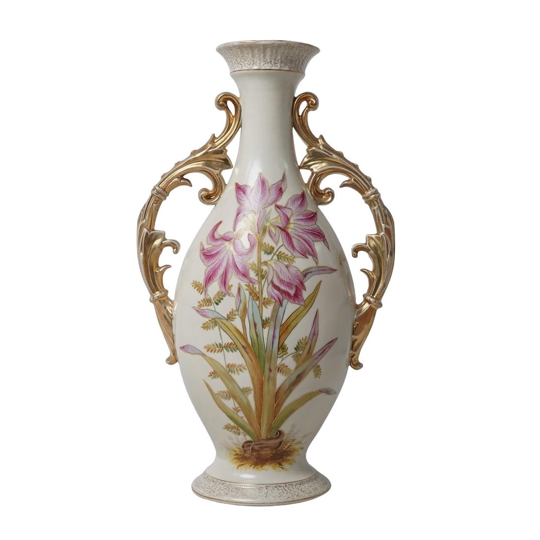 Antique Victoria Carlsbad Style Porcelain Vase (1 of 8)
