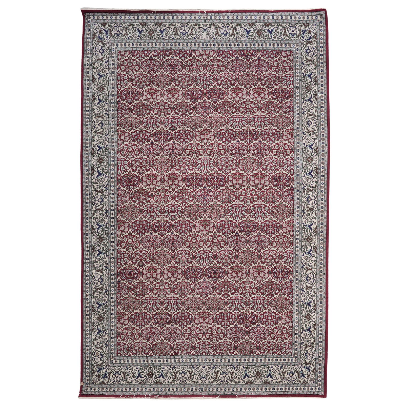 Signed Turkish Hereke "Flowers of the Seven Mountains" Rug (1 of 7)