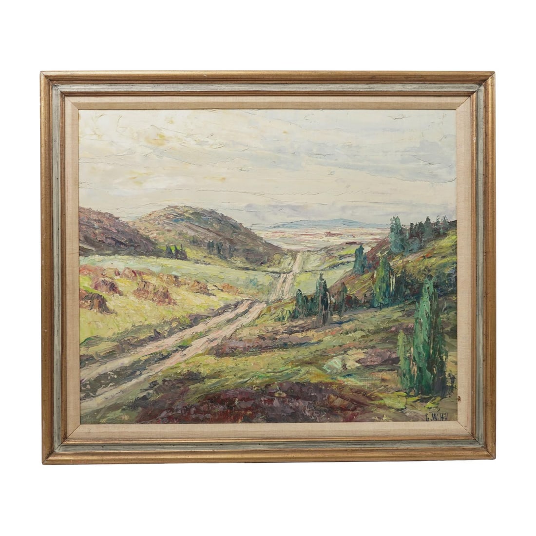 G.W. Hill (Canadian, 1862-1934) Landscape Oil Painting (1 of 5)
