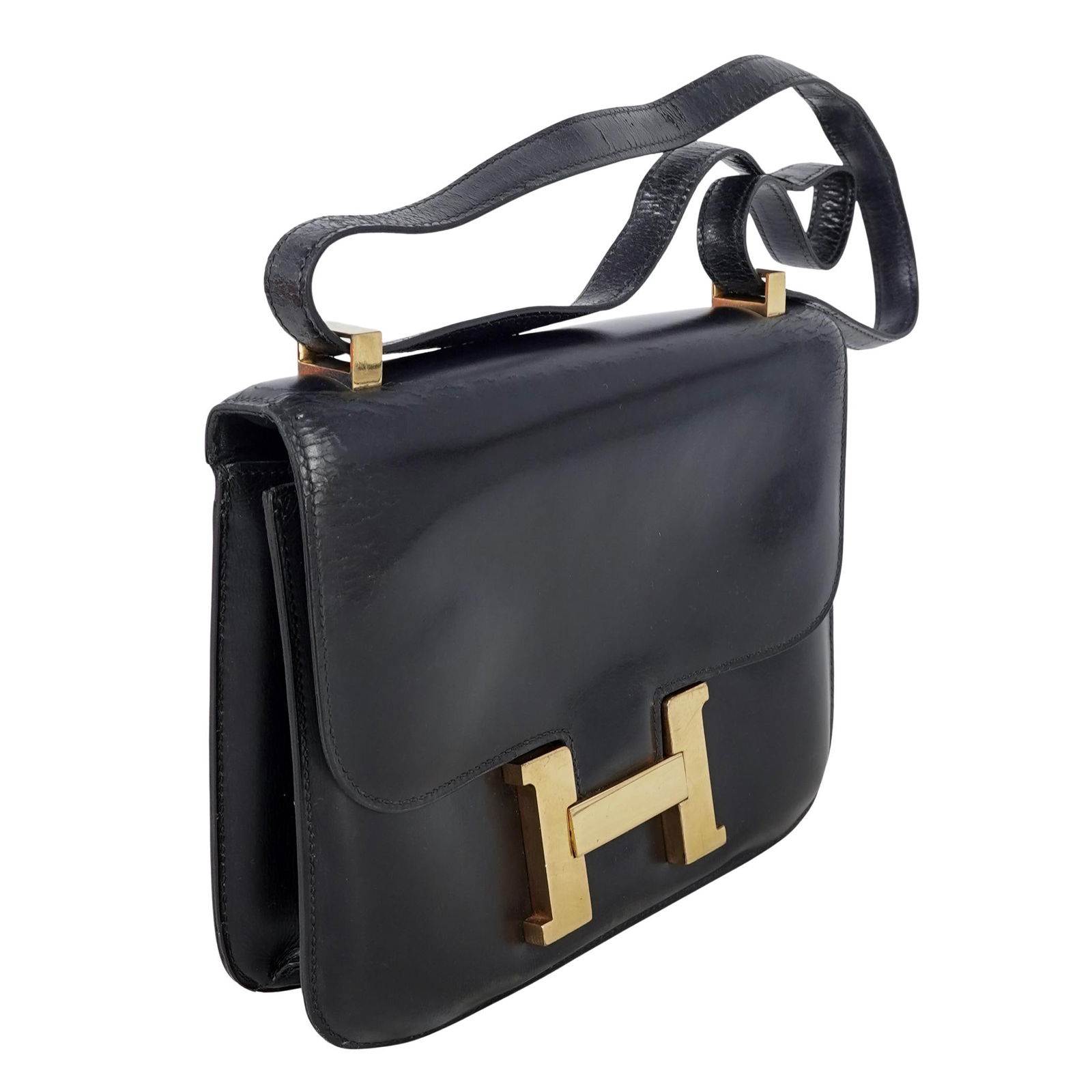 Iconic Hermes Constance Black leather Bag - 2