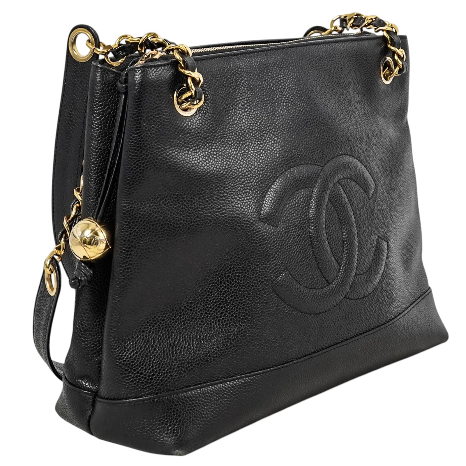 Channel Caviar Skin Chain Shoulder Bag - 2