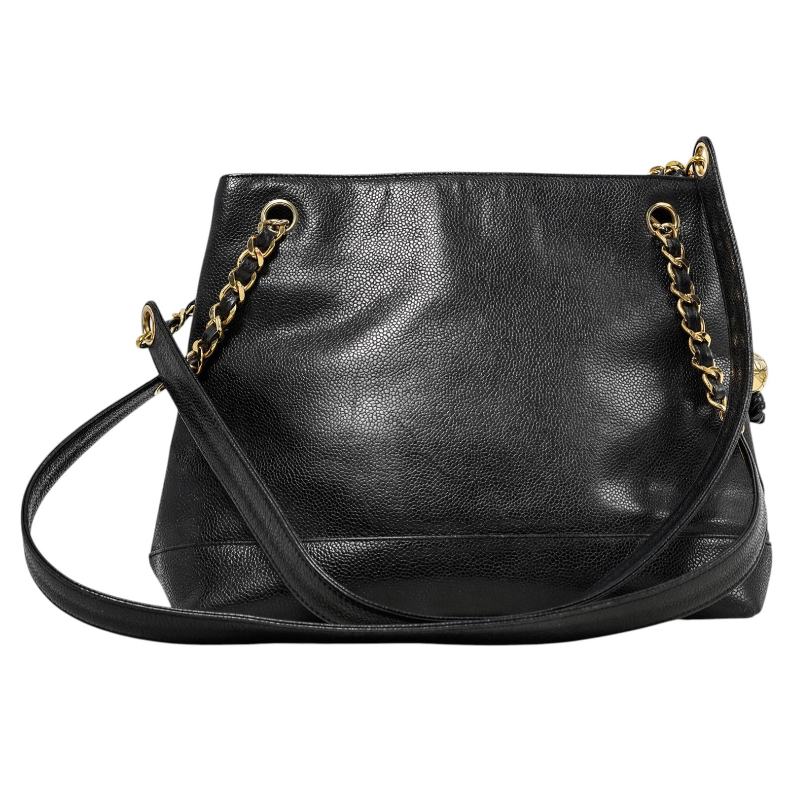 Channel Caviar Skin Chain Shoulder Bag - 5