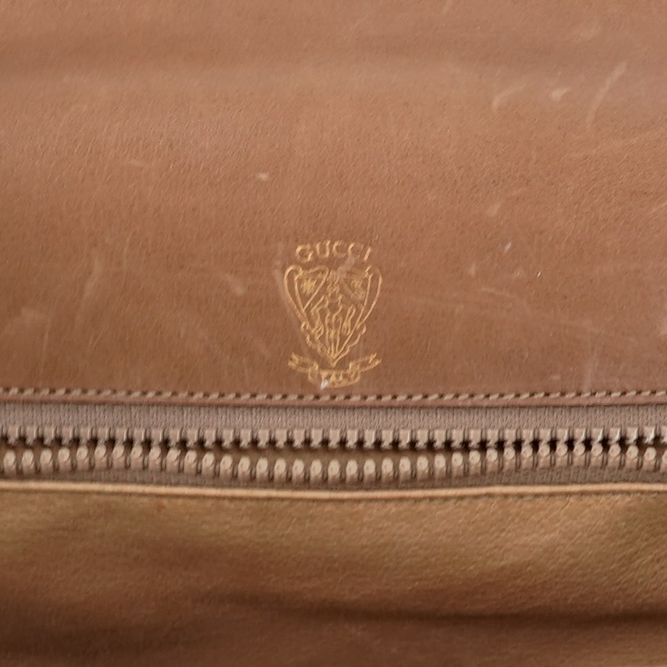 Vintage Gucci Lizard Skin Shoulder Bag - 3