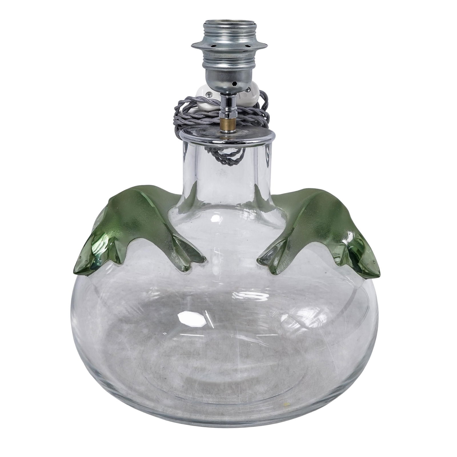 Lalique Crystal "Saghir" Table Lamp (1 of 10)