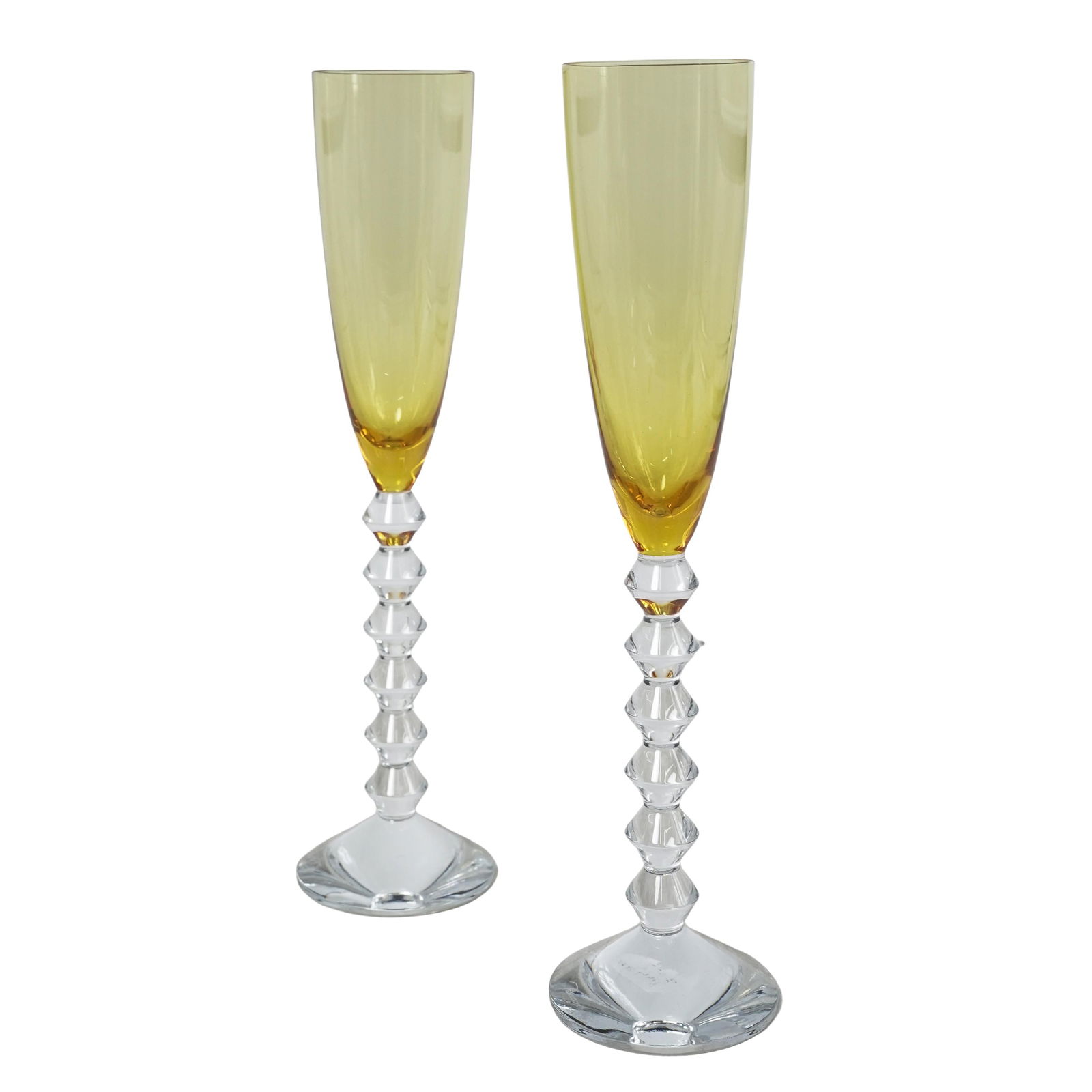 Baccarat x Savinel & Rozé Crystal "Vega Flutissimo" Champagne Flutes - 2