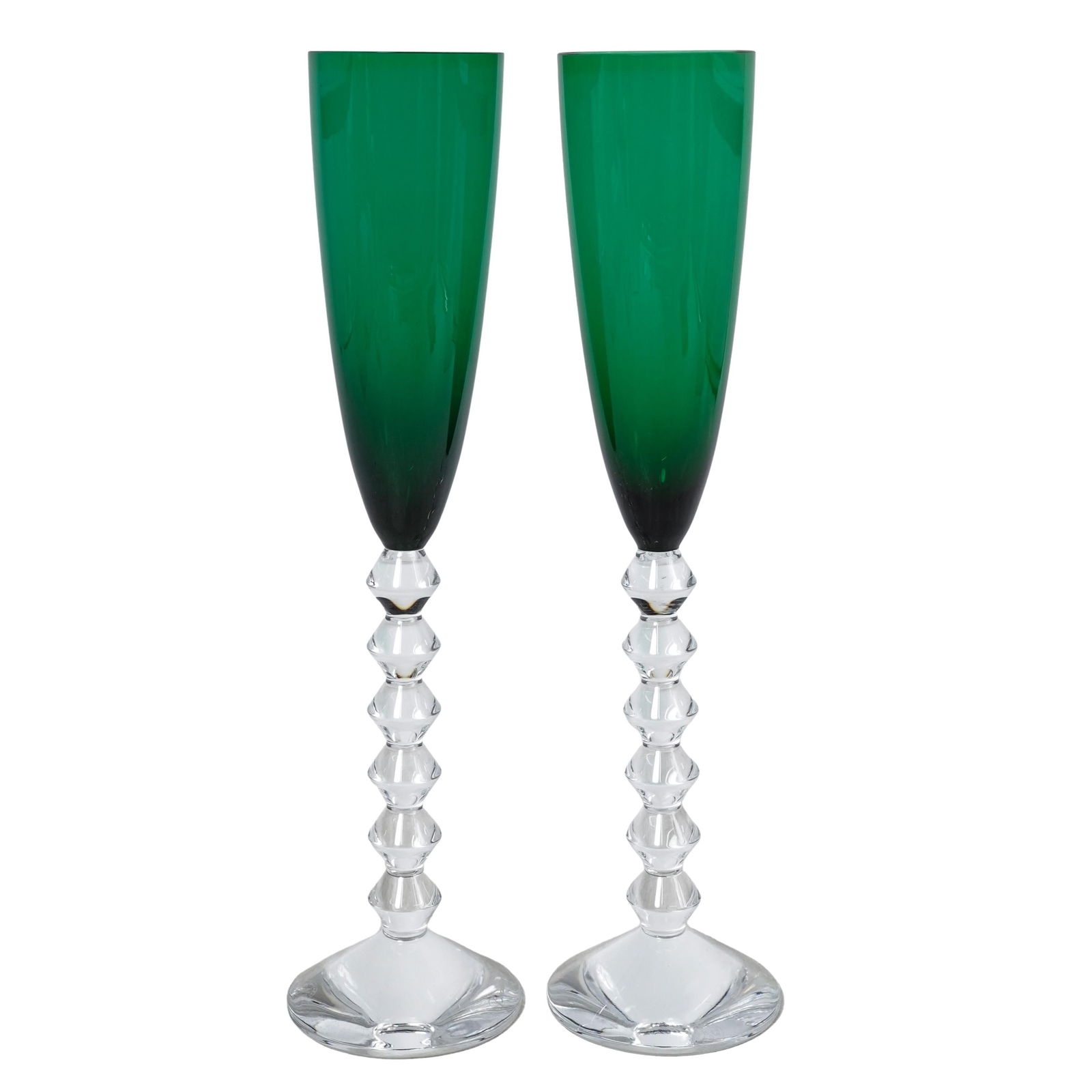 Baccarat x Savinel & Roze Crystal "Vega Flutissimo" Champagne Flutes (1 of 6)