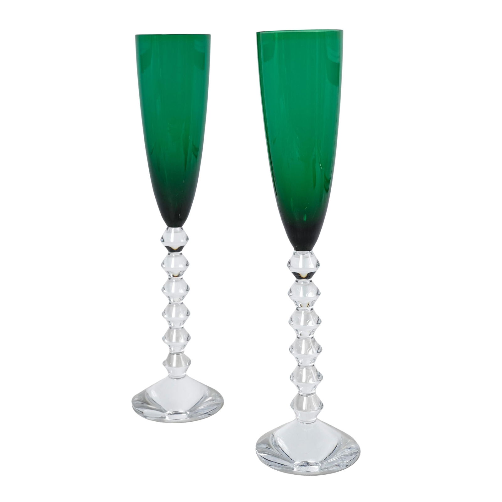 Baccarat x Savinel & Roze Crystal "Vega Flutissimo" Champagne Flutes - 2