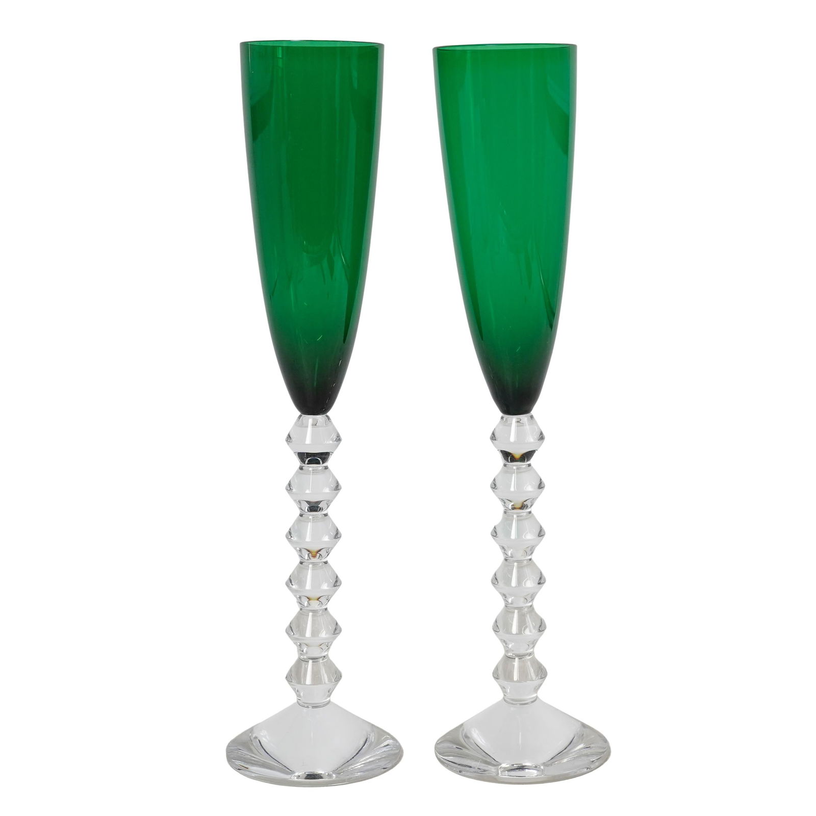 Baccarat Crystal x Savinel & Roze "Vega Flutissimo" Champagne Flutes (1 of 6)