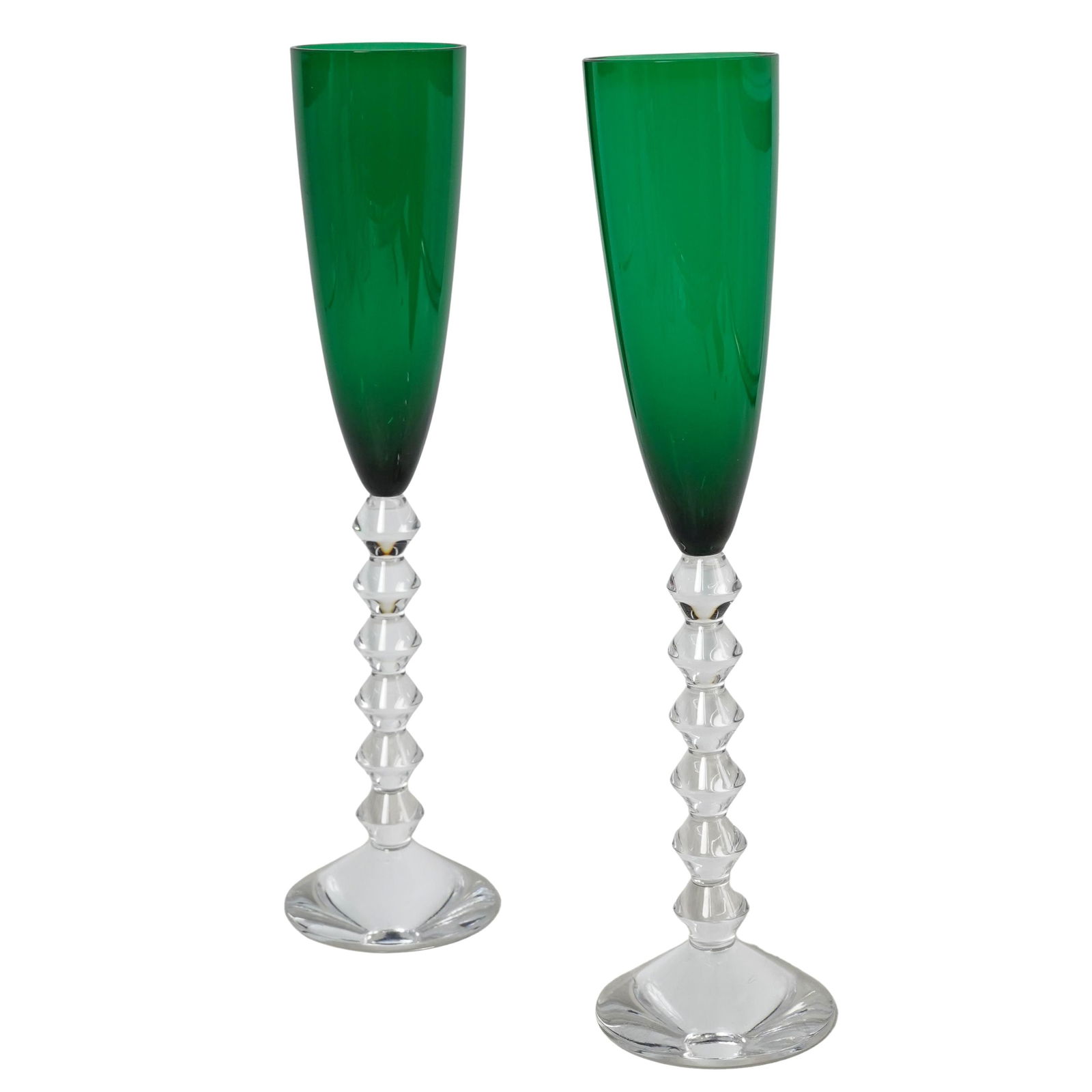 Baccarat Crystal x Savinel & Roze "Vega Flutissimo" Champagne Flutes - 2