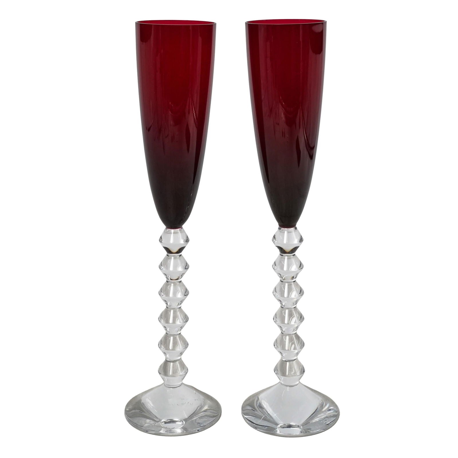 Baccarat Crystal x Savinel & Roze "Vega Flutissimo" Champagne Flutes (1 of 6)