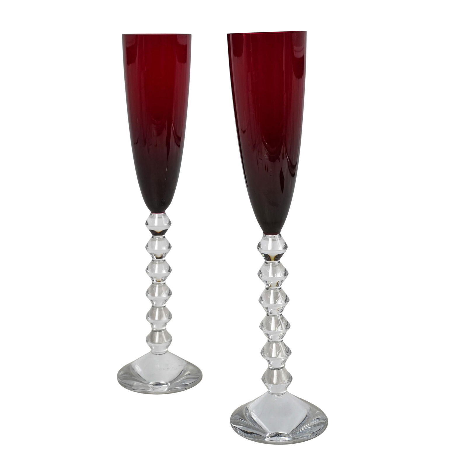 Baccarat Crystal x Savinel & Roze "Vega Flutissimo" Champagne Flutes - 2