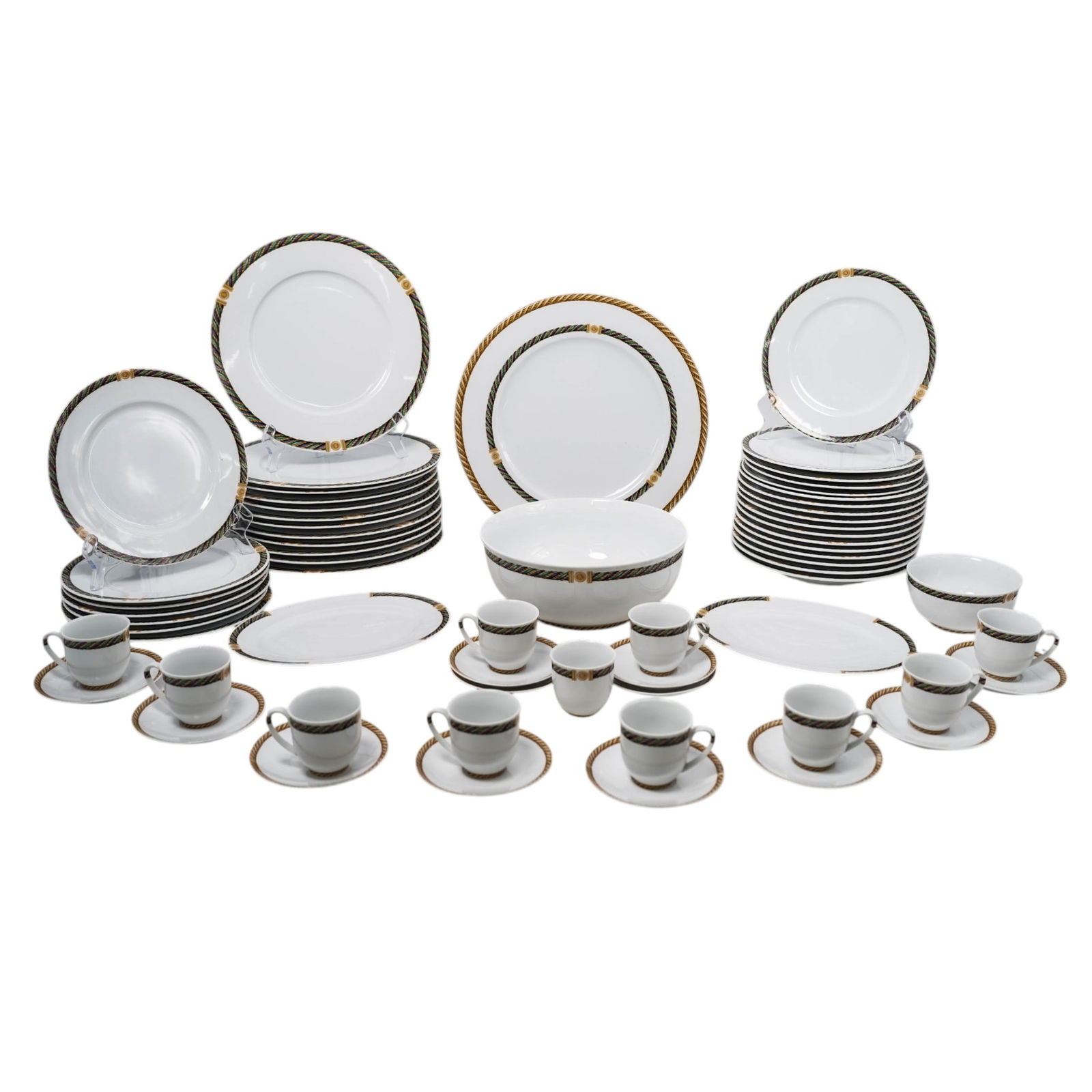 (64pc) Christian Dior "Torsadior" Porcelain Dinner Service (1 of 5)