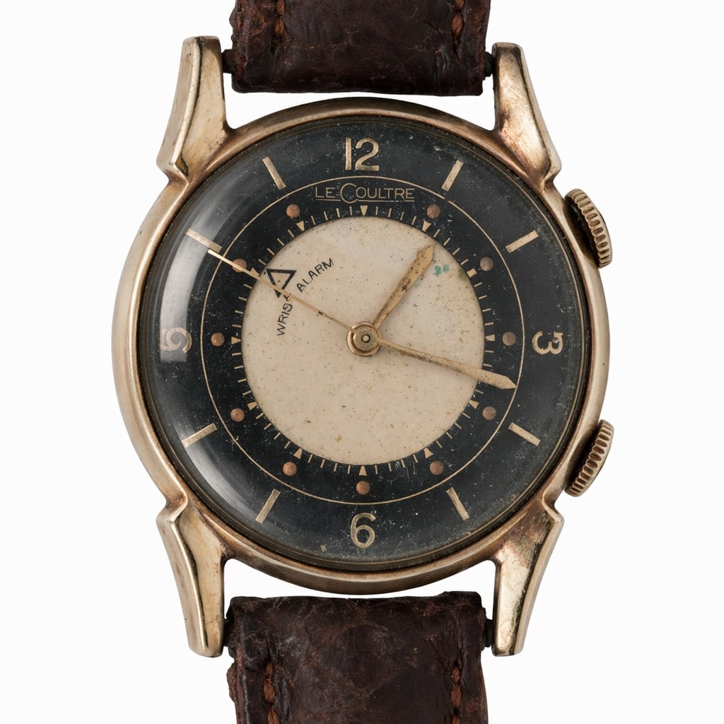 LeCoultre "Memovox" Wrist Alarm Two-Tone Dial Wristwatch (1 of 5)