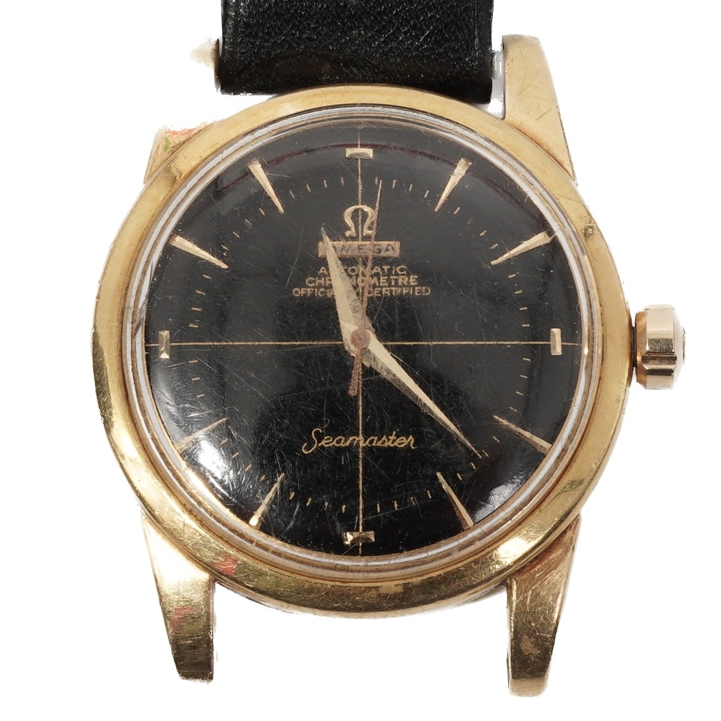 Omega 18k Gold Seamaster Automatic Chronometer Watch REF# 2577 - 3