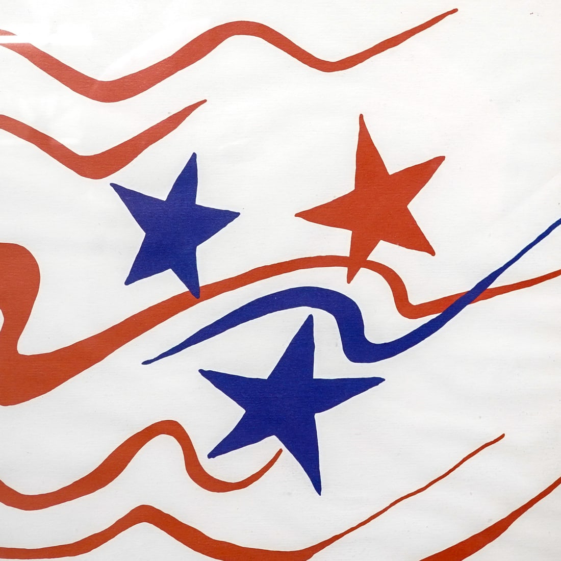 Alexander Calder (American, 1898–1976) “Flying Colors ’76" Lithograph - 2