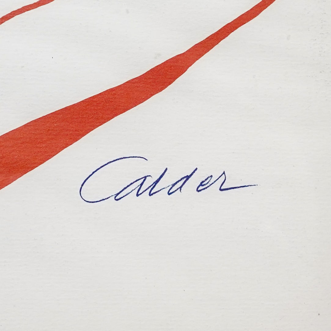 Alexander Calder (American, 1898–1976) “Flying Colors ’76" Lithograph - 3