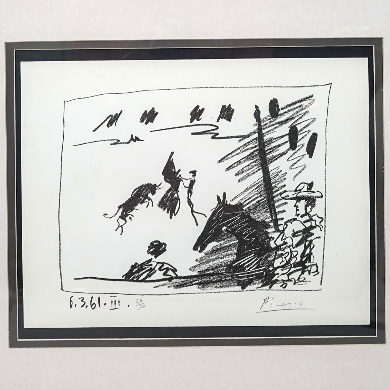 Pablo Picasso (Spanish, 1881-1973) “Jeu de la Cape" Lithograph - 2