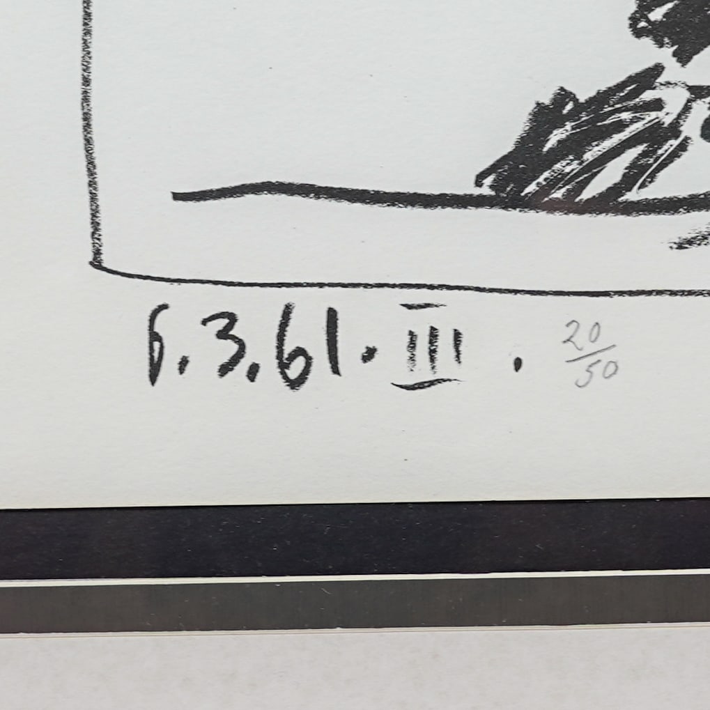 Pablo Picasso (Spanish, 1881-1973) “Jeu de la Cape" Lithograph - 3