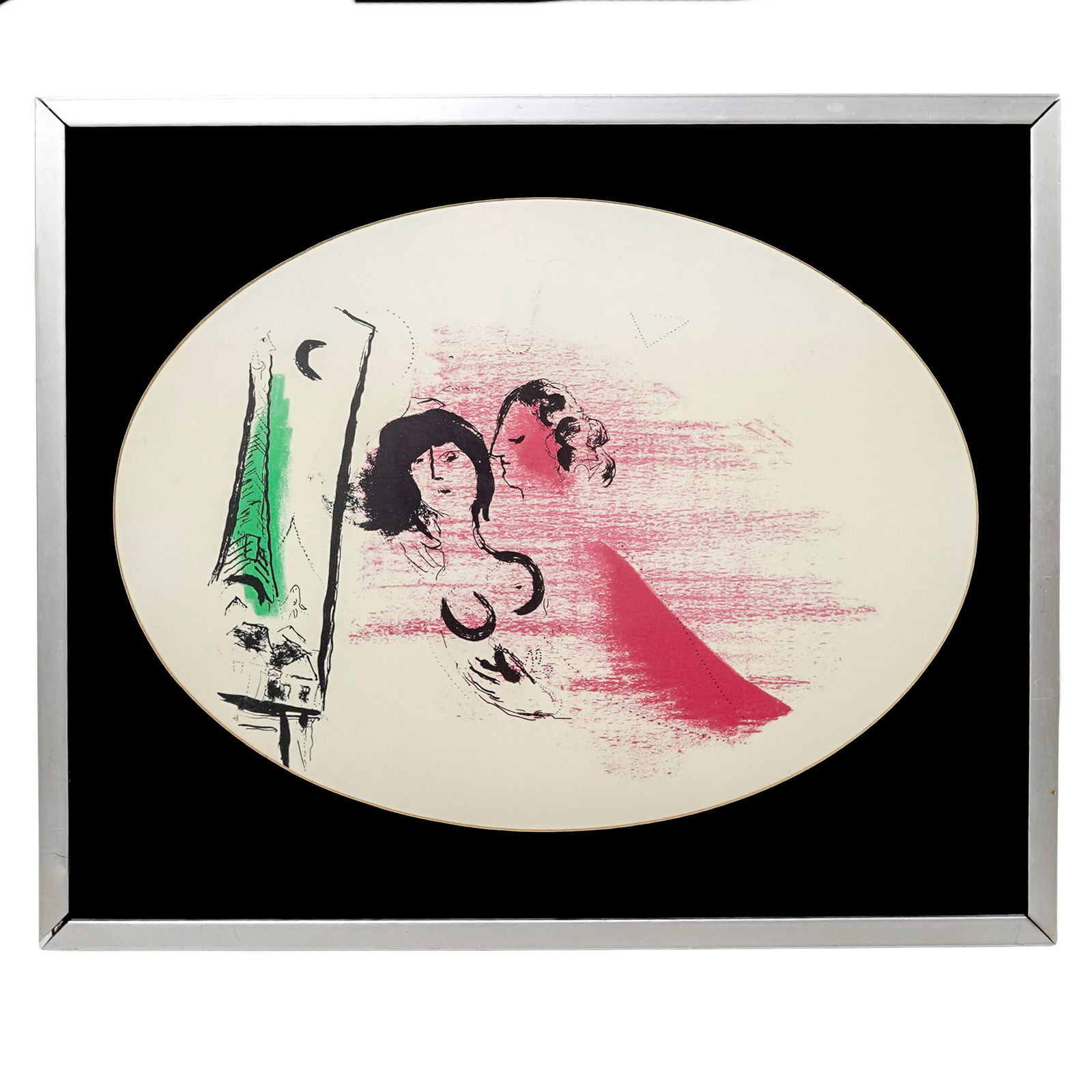 Marc Chagall “Green Eiffel Tower" Lithograph (1 of 5)