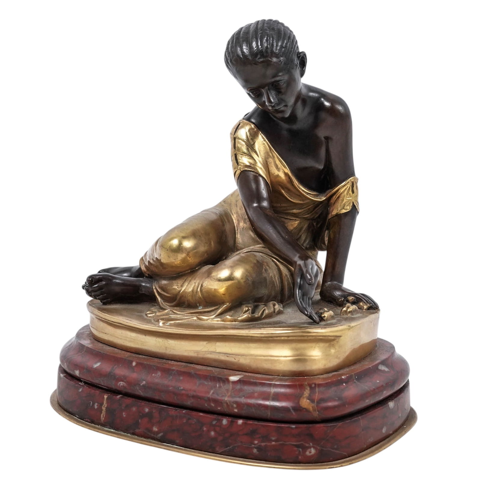 Ferdinand Barbedinne (French 1810-1892) "La Joueuse d'Osselets" Bronze (1 of 8)