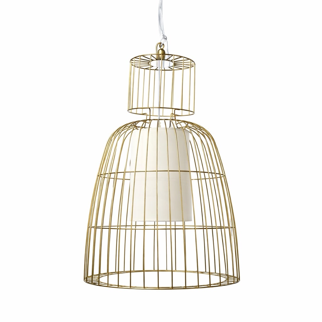 Hamilton Conte Paris "Apollo" Pendant Light: Hamilton Conte Paris "Apollo" Pendant Light 21st century, Portuguese Hamilton Conte "Apollo" pendant light. The light features a distinctive wire-frame metal structure with an internal shade. H 35" x