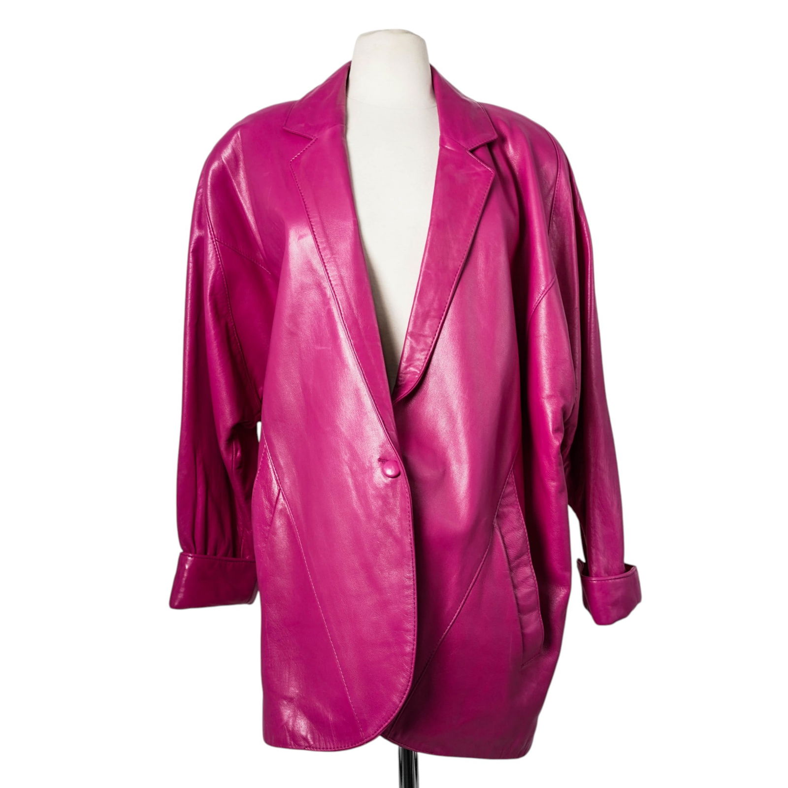 Lillie Rubin Pink Leather Jacket (1 of 7)