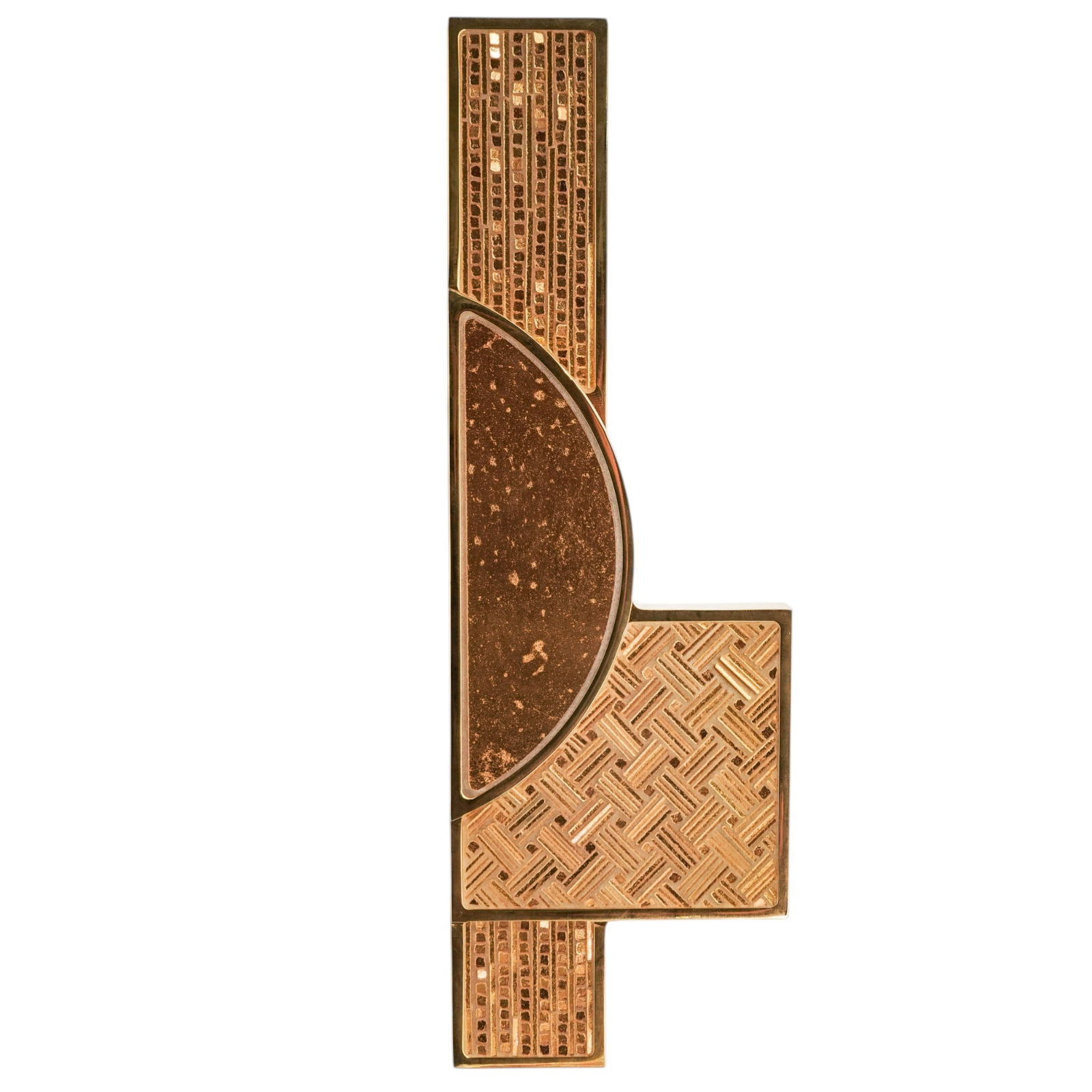 (2 pcs) SICIS "Broadway" & "Gatsby" Mosaic Door Handles - 4