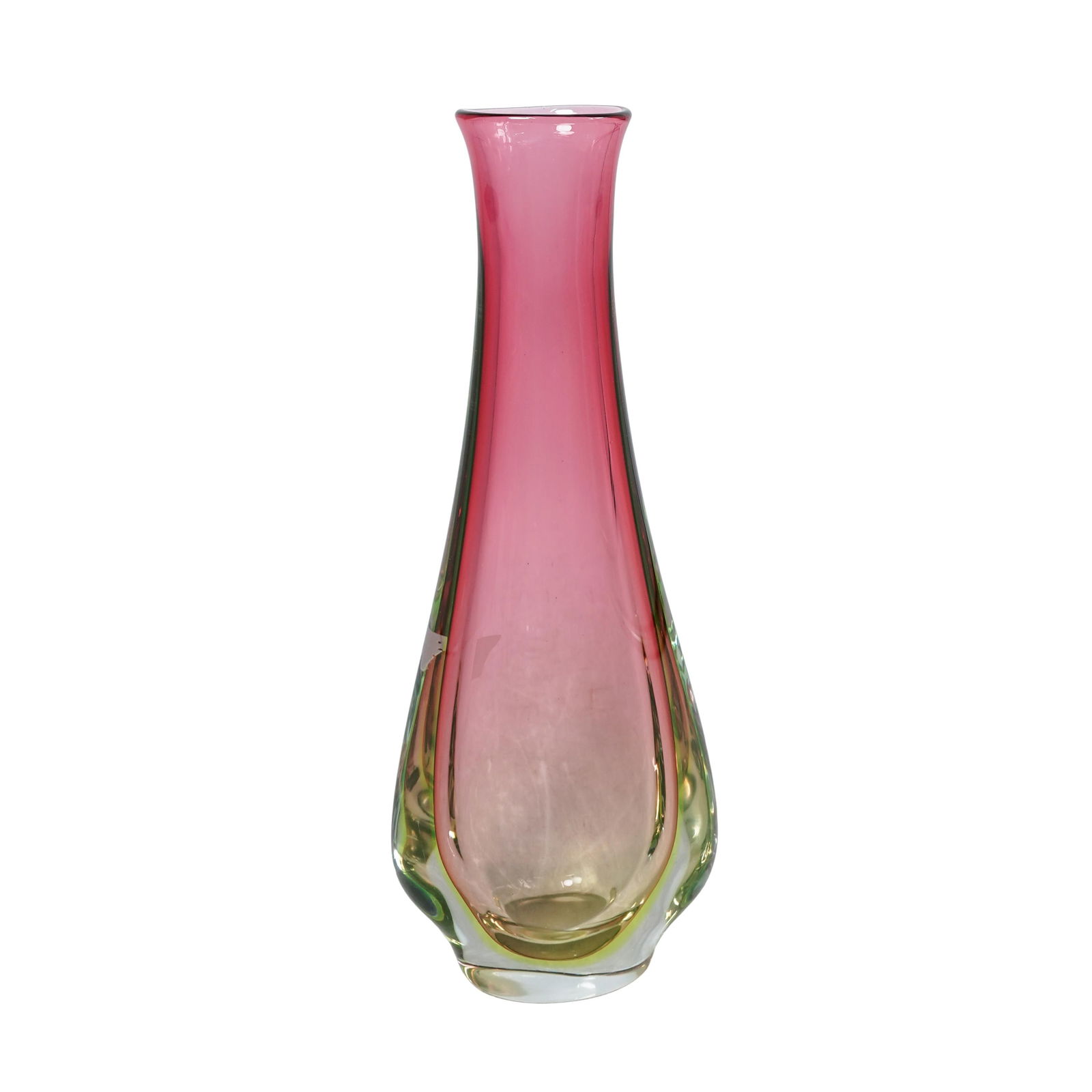 Seguso Murano Cased Glass Bottle-Form Vase (1 of 7)