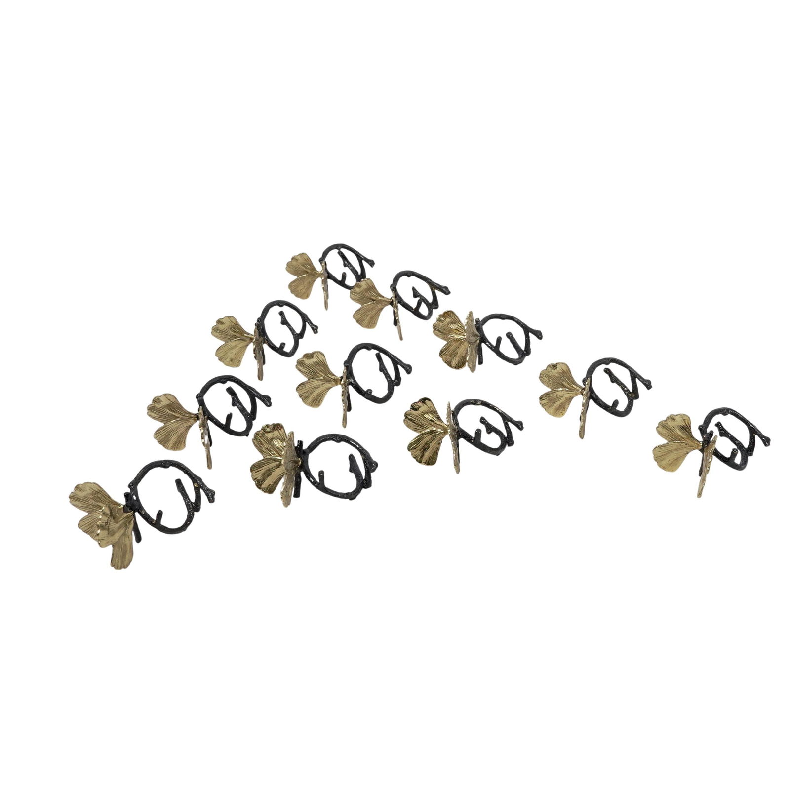 (11 Pc) Michael Aram 'Butterfly Gingko' Napkin Ring Set (1 of 5)