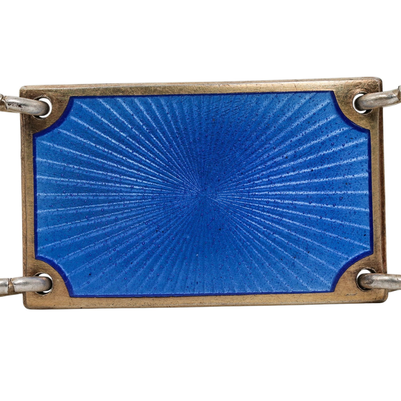 David Andersen Sterling Silver Guilloche Enamel Bracelet - 9