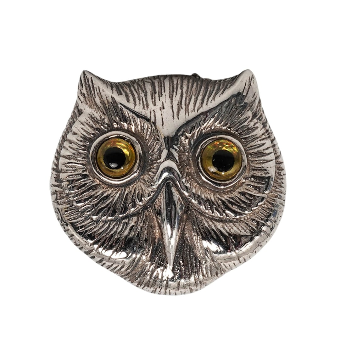 Sterling Silver Owl Head Cufflinks - 3