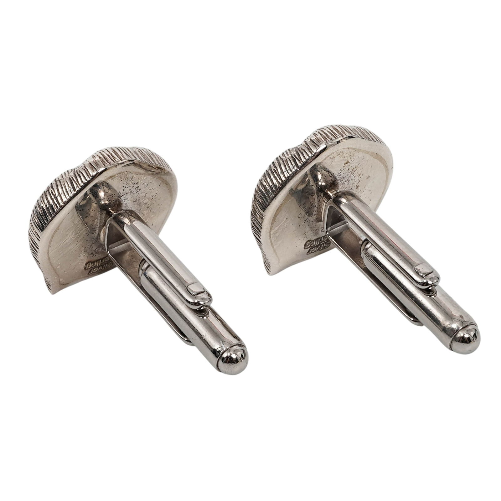 Sterling Silver Owl Head Cufflinks - 5