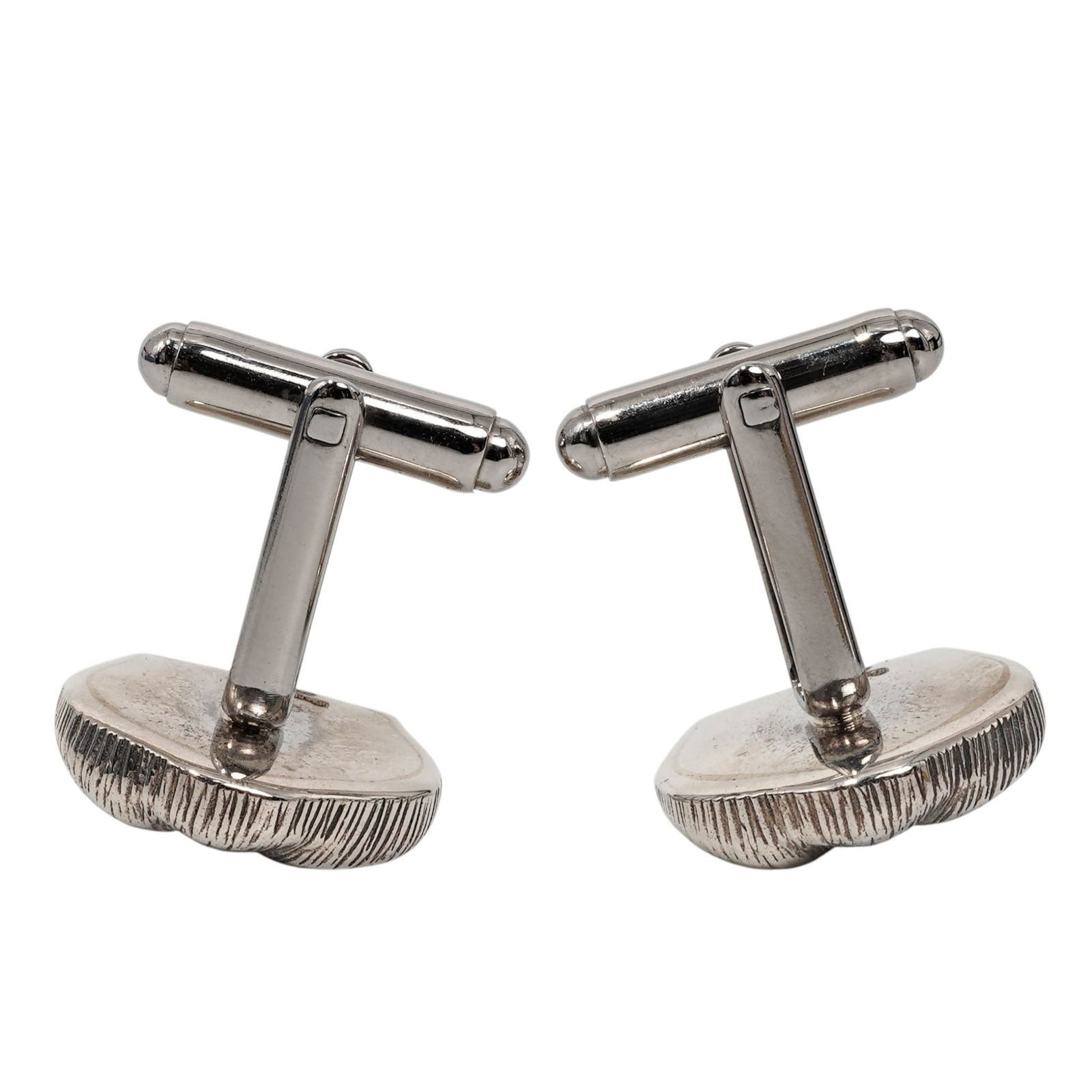 Sterling Silver Owl Head Cufflinks - 6