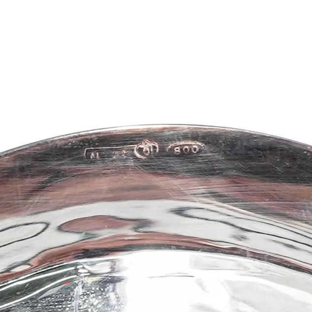 Antique 800 Silver Serving Tray - 5