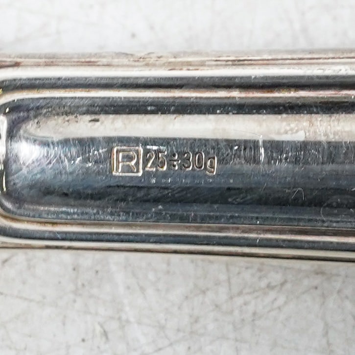 (4 Pc) 800 Silver Handled Serving Flatware - 3