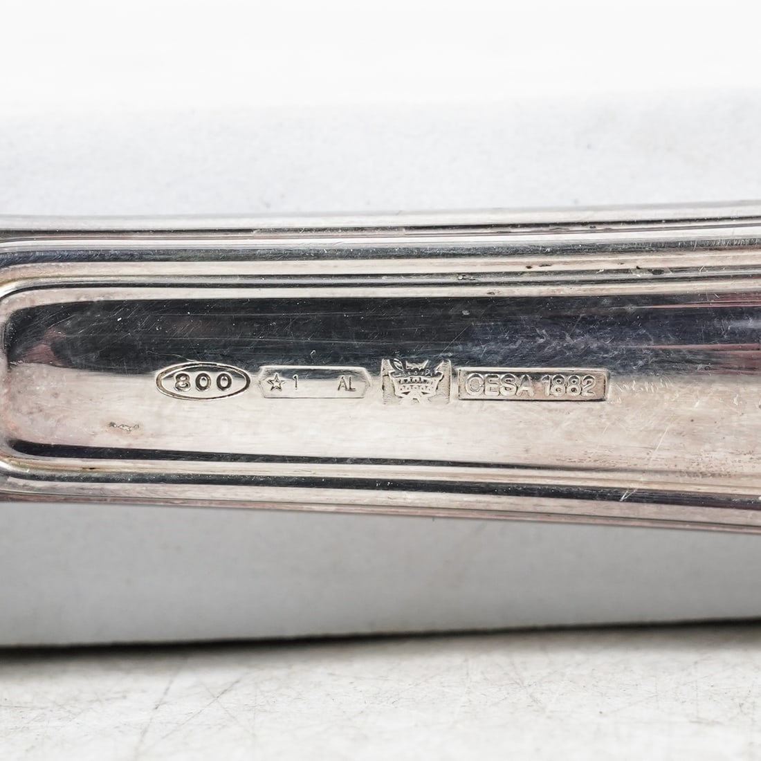 (4 Pc) 800 Silver Handled Serving Flatware - 4