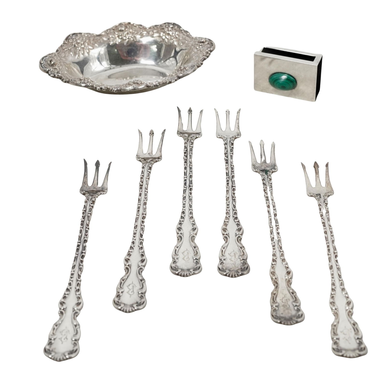 19th Cent. American Sterling Silver Tableware (1 of 8)