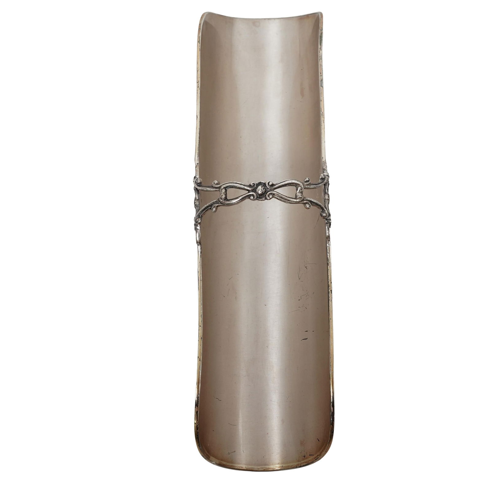 Antique 800 Silver Rococo Breadstick Holder - 3