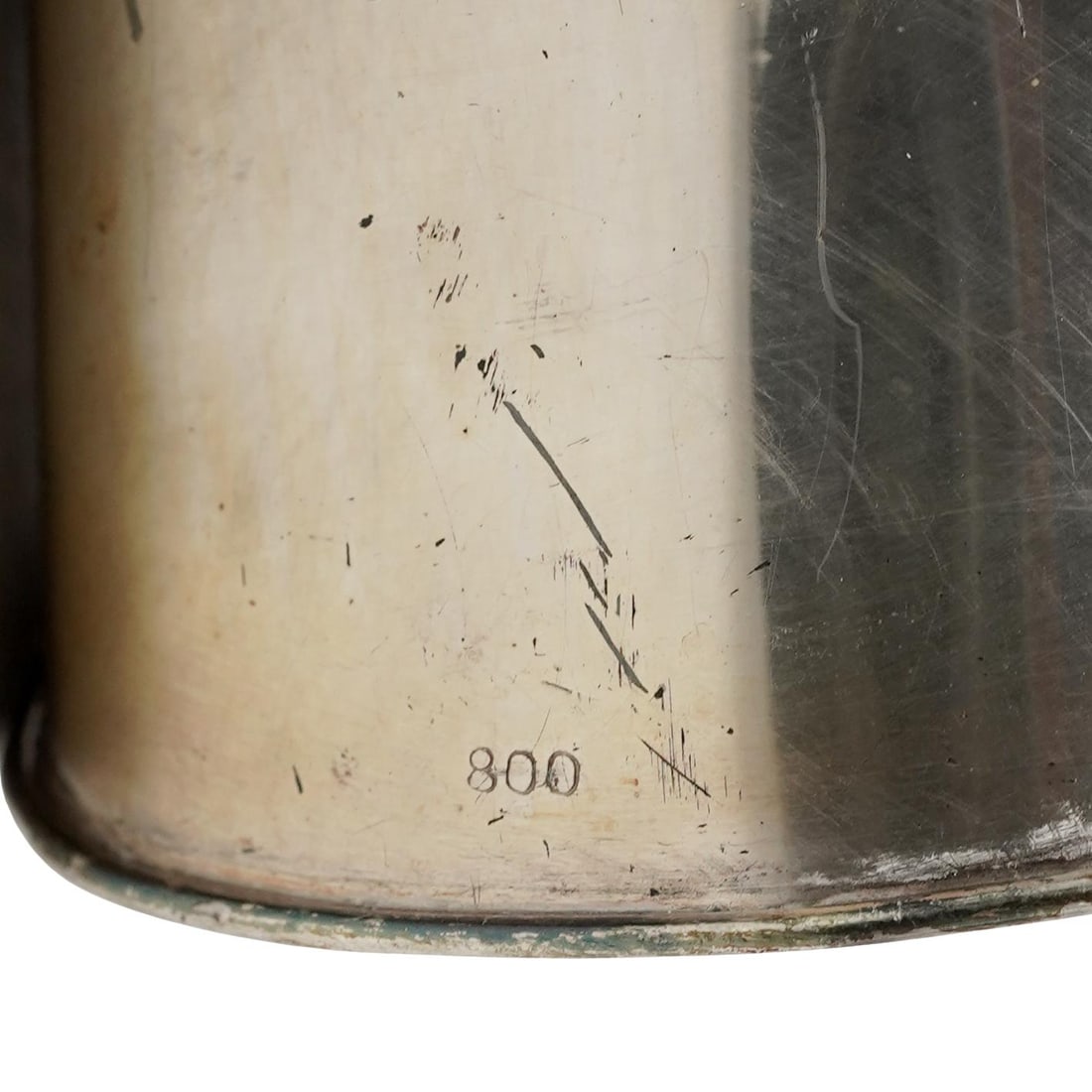 Antique 800 Silver Rococo Breadstick Holder - 5