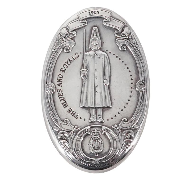 (2 Pc) Sterling Silver Oval Pill Boxes - 3