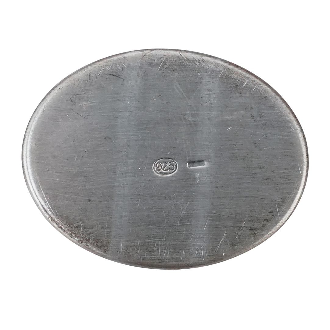 (2 Pc) Sterling Silver Oval Pill Boxes - 4