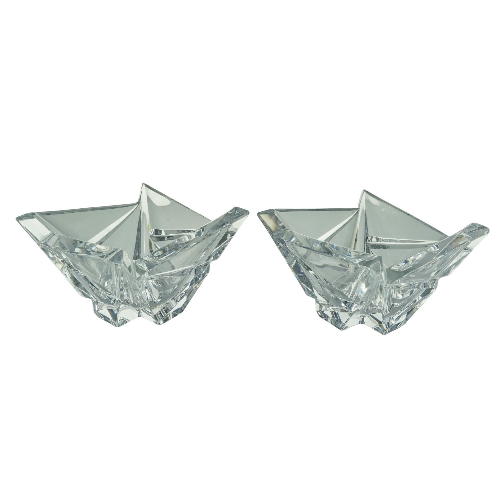 Pair Rogaska Crystal Dishes - 2