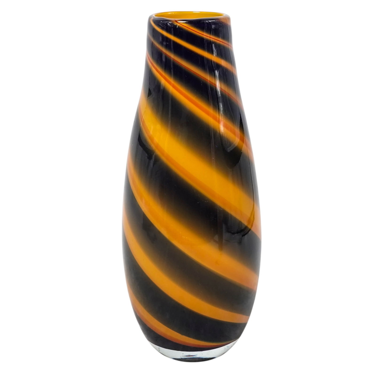 Murano Glass Swirled Large Vase (1 of 6)